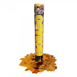 DIVERSION LOCA LANZA PAPEL DORADO 40cm